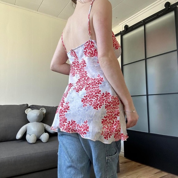 Beautiful Vintage 1990s Floral Cami Doubles as a Mini Dress - Picture 5 of 8